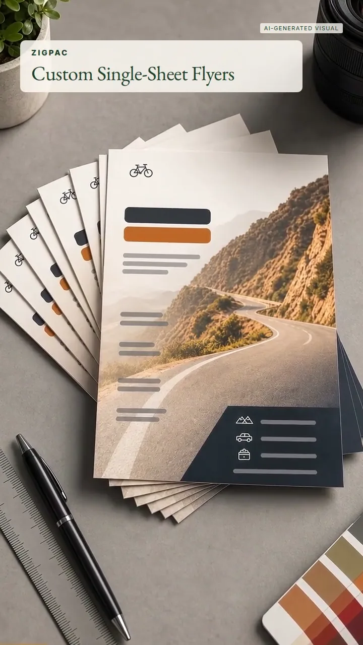 Custom Flyer Printing for Single-Sheet Promotional Flyers: Quick Look