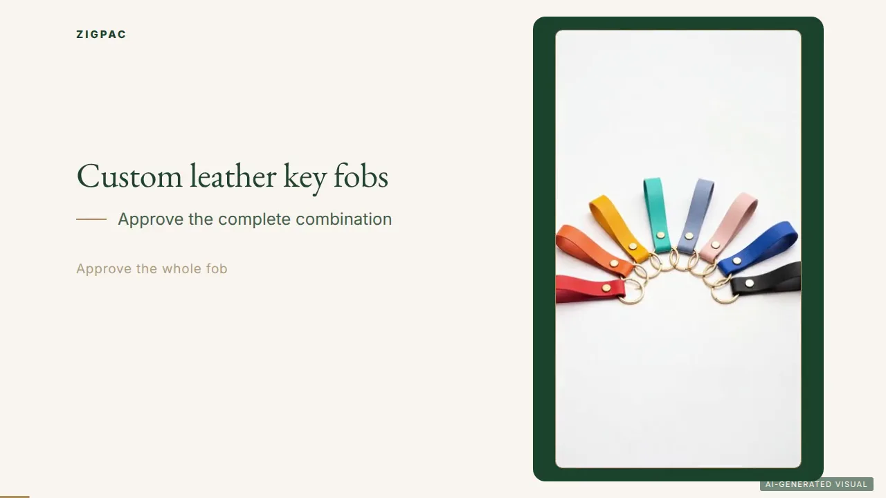Custom Leather Key Fobs for Branded Gifts and Everyday Carry: Video Guide