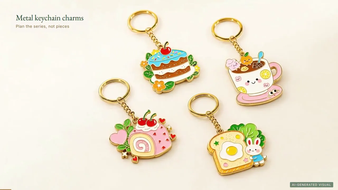 Metal Keychain Charms: How to Plan a Collectible Series That Sells Through (Video)