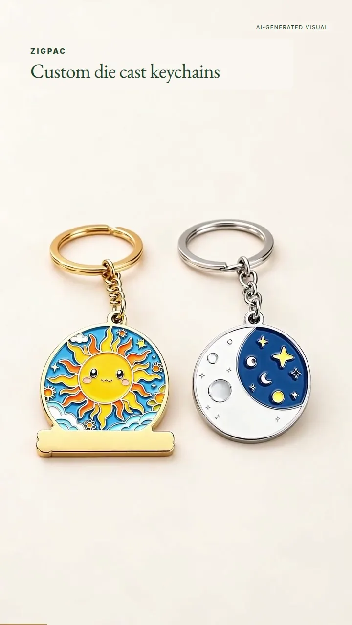Custom Die Cast Keychains for Branded Gifts and Retail Collections: Quick Look