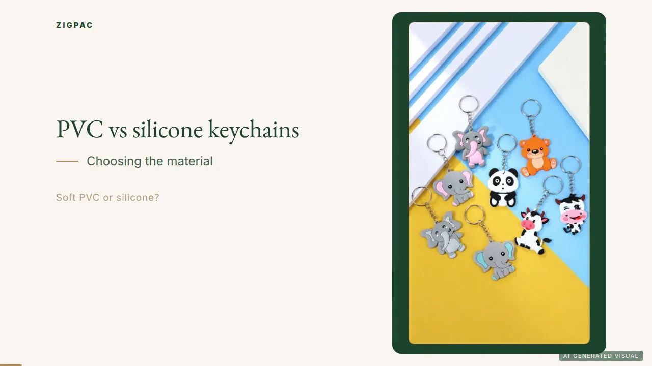 PVC vs Silicone Keychains: How to Choose the Right Material for Branded Orders (Video)