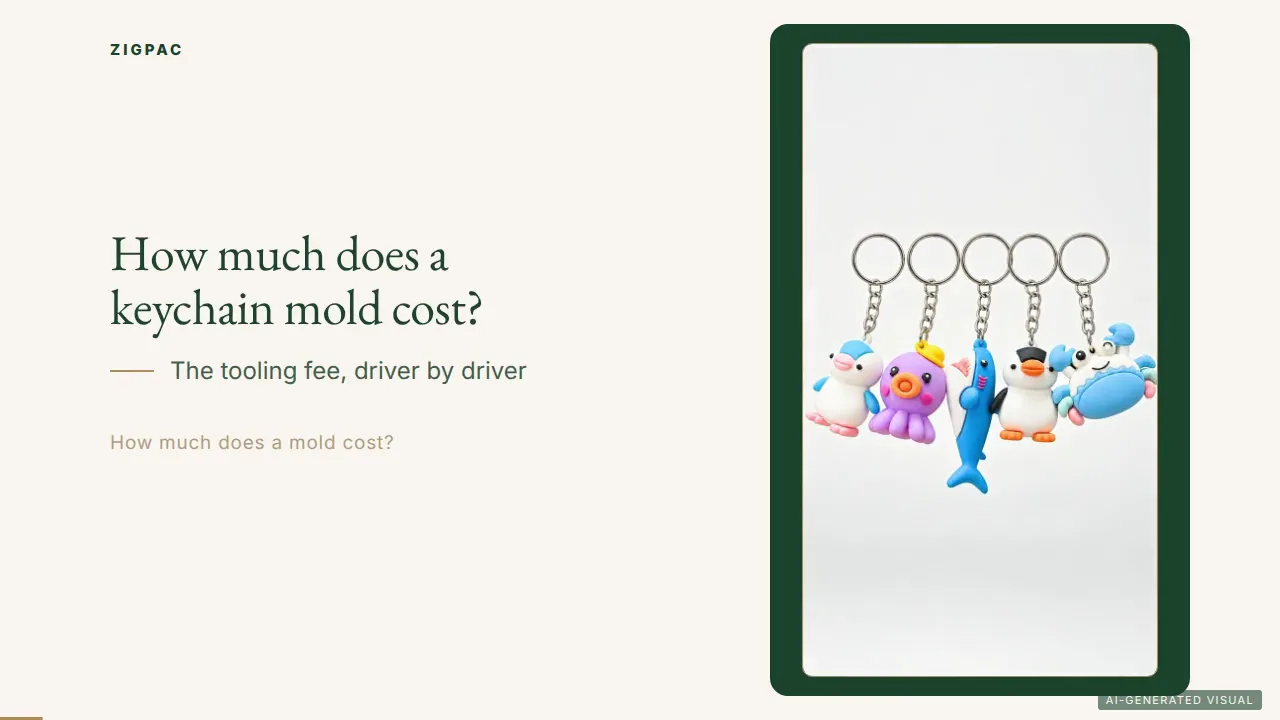 How Much Does a Keychain Mold Cost? The Tooling Fee Explained, Driver by Driver (Video)