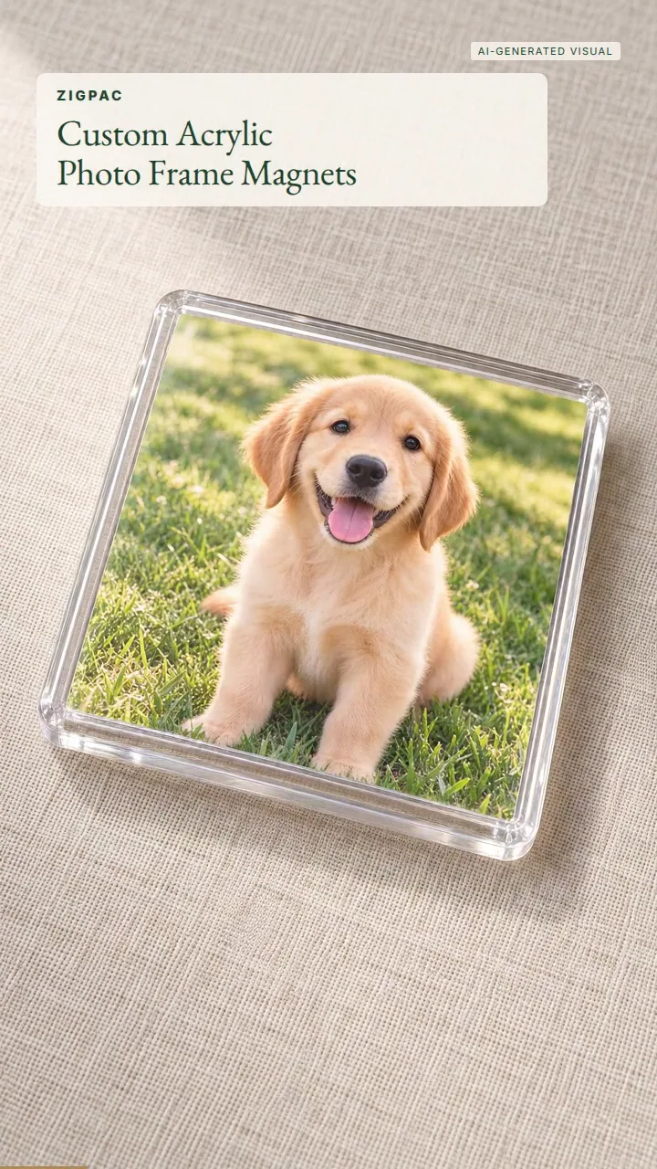 Custom Acrylic Photo Frame Magnets for Fridge Displays and Personalized Gifts: Quick Look