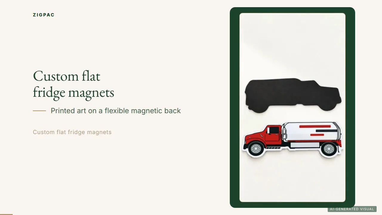 Custom Flat Fridge Magnets for Brands, Photos and Everyday Reminders: Video Guide