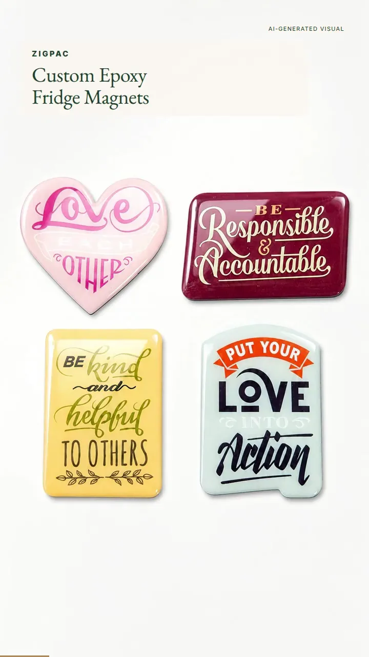 Custom Epoxy Fridge Magnets for Logos, Photos and Souvenirs: Quick Look