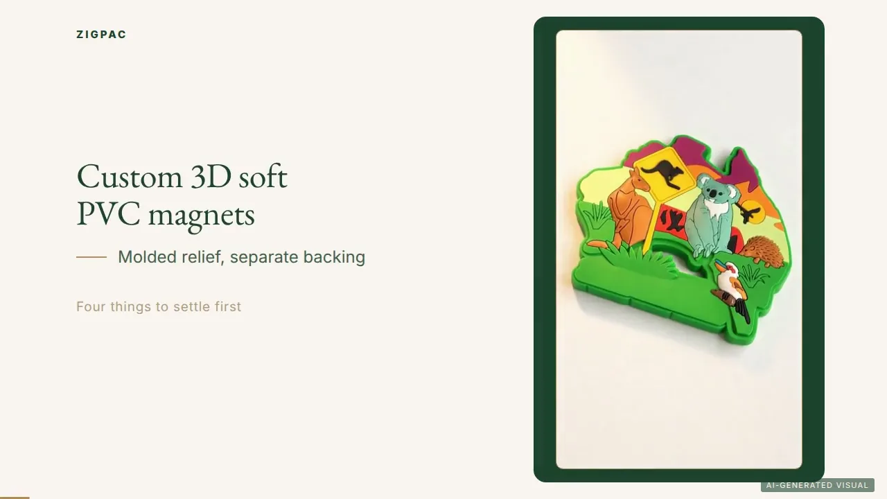 Custom 3D Rubber Fridge Magnets for Souvenirs and Brand Gifts: Video Guide