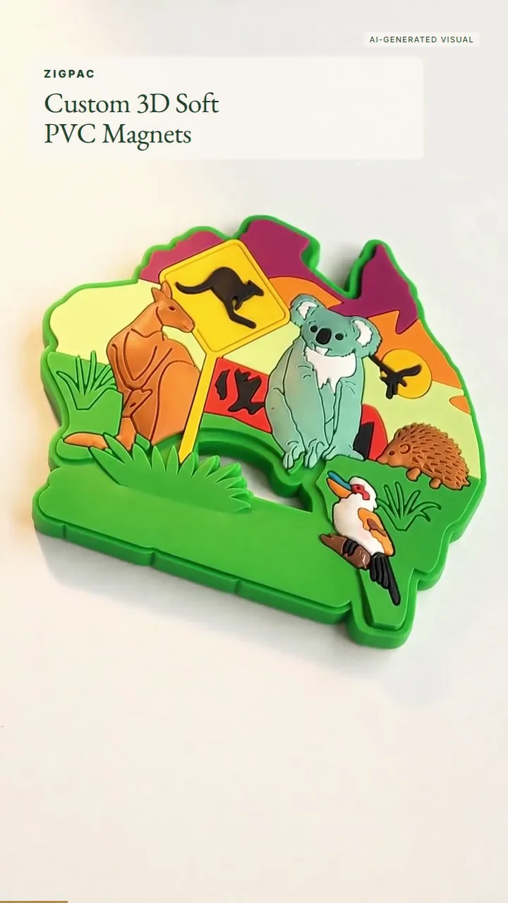 Custom 3D Rubber Fridge Magnets for Souvenirs and Brand Gifts: Quick Look