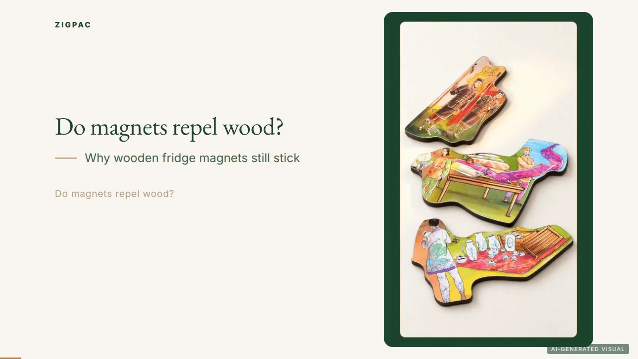 Do Magnets Repel Wood? Why Wooden Fridge Magnets Still Stick (Video)