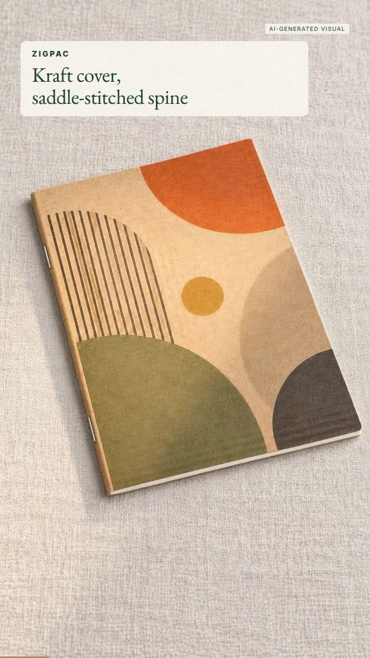 Custom Cardboard Notebooks with Kraft Paperboard Covers: Quick Look
