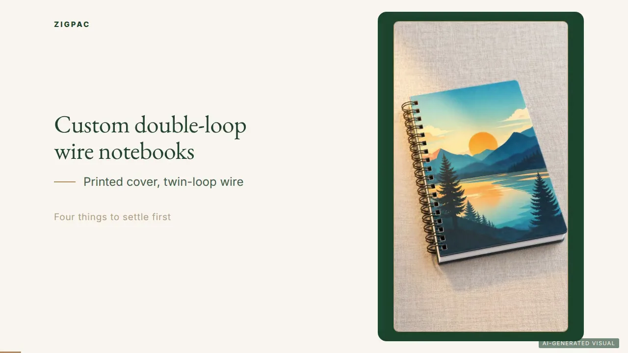 Custom Wire-O Notebooks for Branded Gifts, Planners and Everyday Notes: Video Guide