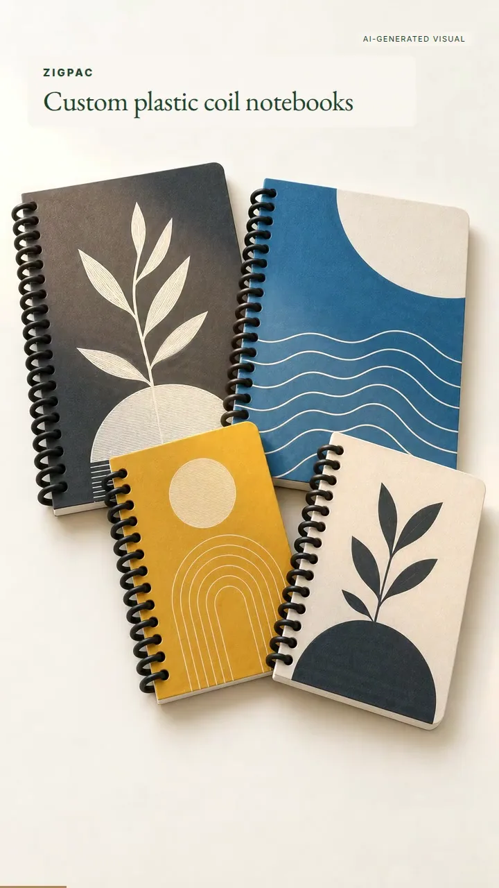 Custom Spiral Coil Notebooks with Plastic Coil Binding: Quick Look