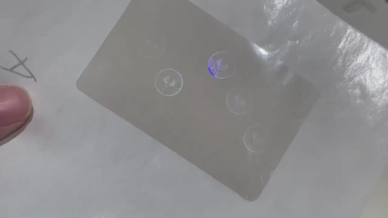 Wholesale South Australia Transparent Drive License Hologram Overlay | Custom SA State ID Card Holographic Overlay Film for Stickers: Video Guide