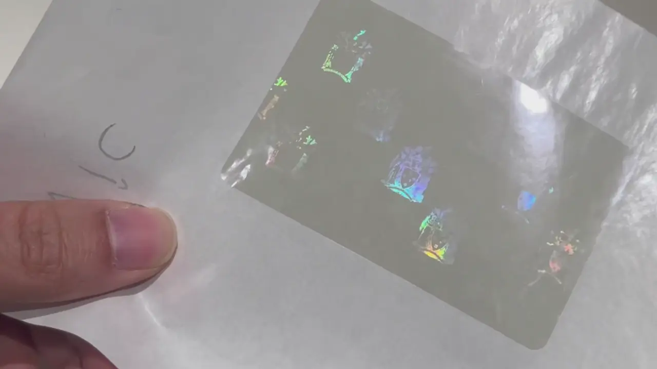 Wholesale Victoria Transparent Drive License Hologram Overlay | Custom VIC State ID Card Holographic Overlay Film for Stickers: Video Guide