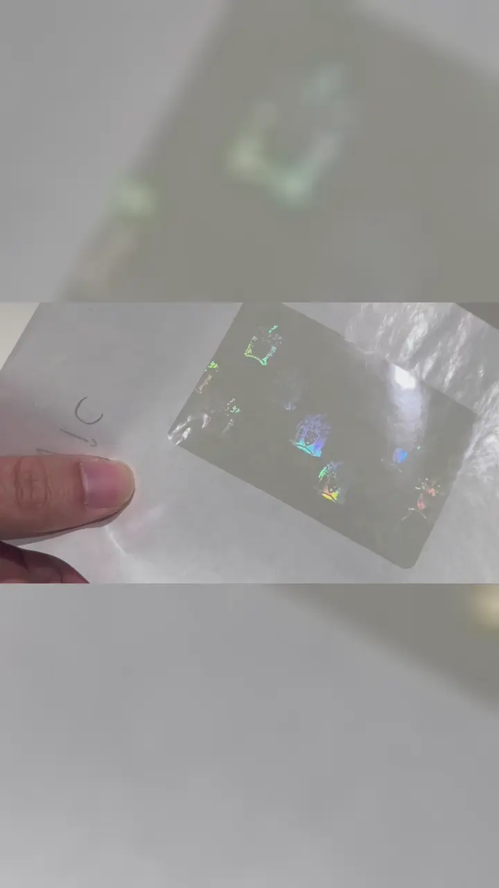 Wholesale Victoria Transparent Drive License Hologram Overlay | Custom VIC State ID Card Holographic Overlay Film for Stickers: Quick Look