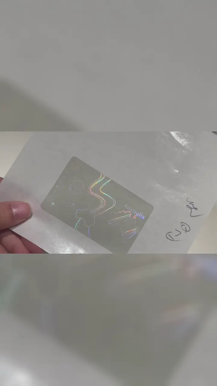 Wholesale Queensland Transparent Drive License Hologram Overlay | Custom QLD State ID Card Holographic Overlay Film for Stickers: Quick Look
